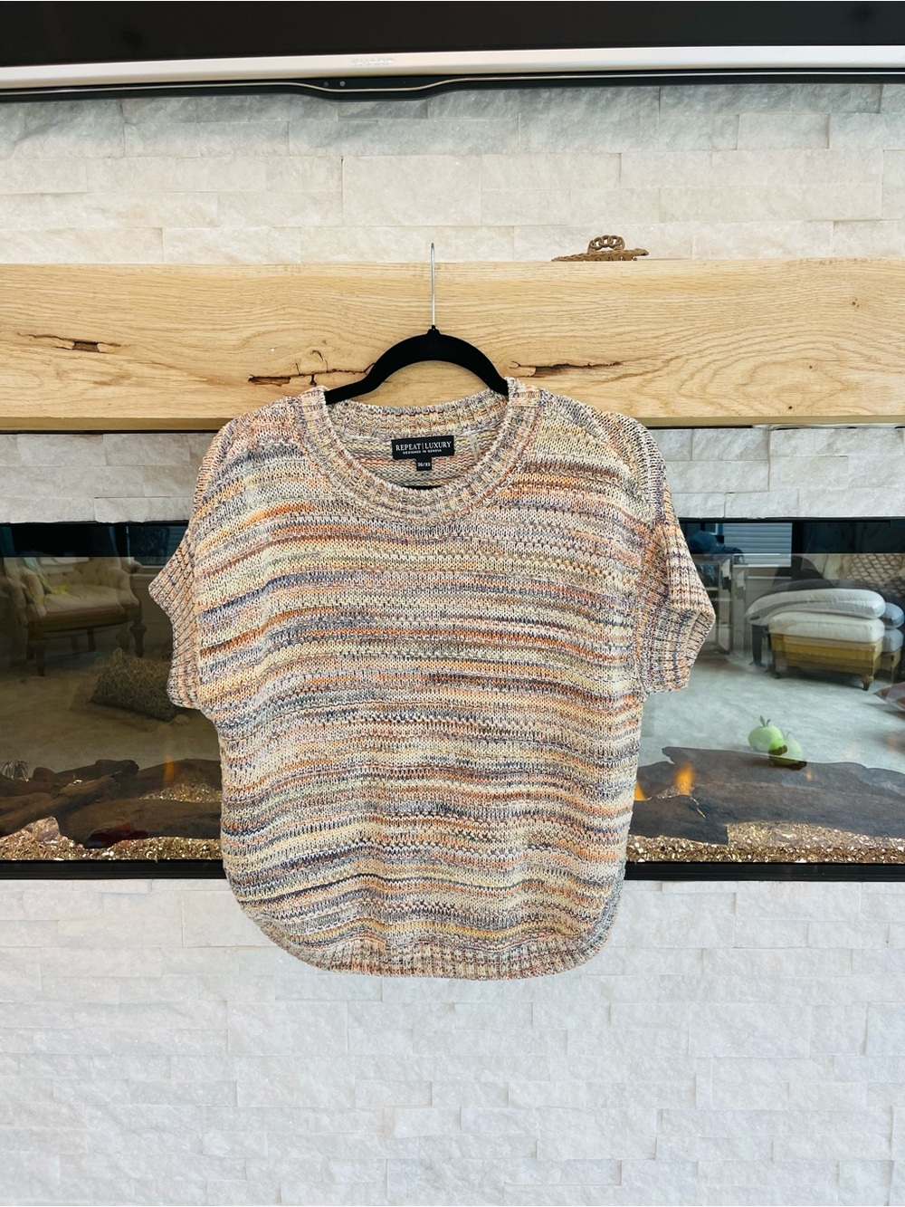 Repeat Brand Italian Cotton Textured Sweater ITALIAN COTTON DREAM - Picture 5 of 5